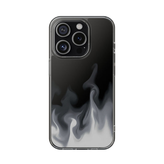 Smokey Grey Flames Phone Case