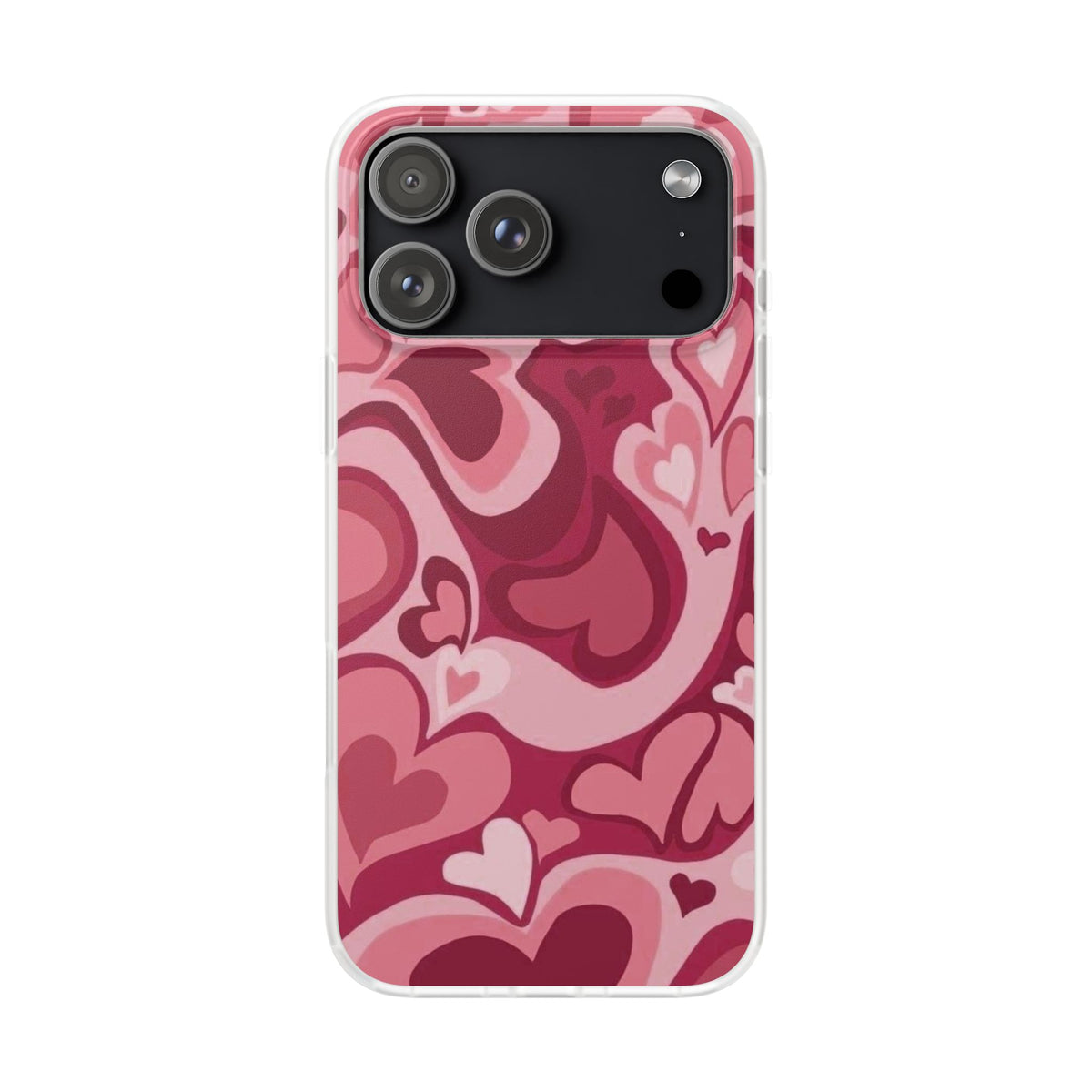 Y2K Meltdown Hearts Phone Case